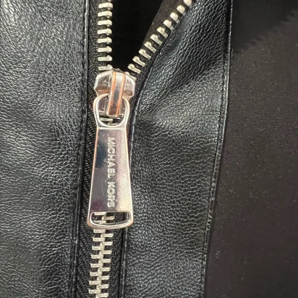 Michael Kors Women's Jacket Faux Leather black M
